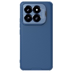 Husa magnetică de protecție pentru spate și camera foto (cu decupaj pentru camerele foto) albastră pentru Xiaomi 14 Pro